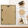 image:imageGolden State Art 85x11 Black Wooden Picture Frame for 25x7 Photos1 Pack  Black Frame with White Mat85x11 Certificate Without Mat  Real Glass  Easel Stand for LandscapePortrait Table DisplayBlackWhite Mat