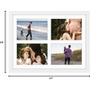 image:imageGolden State Art 85x11 Black Wooden Picture Frame for 25x7 Photos1 Pack  Black Frame with White Mat85x11 Certificate Without Mat  Real Glass  Easel Stand for LandscapePortrait Table DisplayWhiteWhite Mat