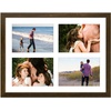 image:imageGolden State Art 85x11 Black Wooden Picture Frame for 25x7 Photos1 Pack  Black Frame with White Mat85x11 Certificate Without Mat  Real Glass  Easel Stand for LandscapePortrait Table DisplayDark BrownWhite Mat