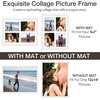 image:imageGolden State Art 85x11 Black Wooden Picture Frame for 25x7 Photos1 Pack  Black Frame with White Mat85x11 Certificate Without Mat  Real Glass  Easel Stand for LandscapePortrait Table DisplayWhiteWhite Mat