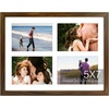image:imageGolden State Art 85x11 Black Wooden Picture Frame for 25x7 Photos1 Pack  Black Frame with White Mat85x11 Certificate Without Mat  Real Glass  Easel Stand for LandscapePortrait Table DisplayBrown 05White Mat