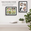 image:imageGolden State Art 85x11 Black Wooden Picture Frame for 25x7 Photos1 Pack  Black Frame with White Mat85x11 Certificate Without Mat  Real Glass  Easel Stand for LandscapePortrait Table DisplayBlackWhite Mat