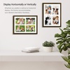 image:imageGolden State Art 85x11 Black Wooden Picture Frame for 25x7 Photos1 Pack  Black Frame with White Mat85x11 Certificate Without Mat  Real Glass  Easel Stand for LandscapePortrait Table DisplayDark BrownWhite Mat