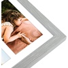 image:imageGolden State Art 85x11 Black Wooden Picture Frame for 25x7 Photos1 Pack  Black Frame with White Mat85x11 Certificate Without Mat  Real Glass  Easel Stand for LandscapePortrait Table DisplayGrey White Mat