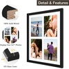 image:imageGolden State Art 85x11 Black Wooden Picture Frame for 25x7 Photos1 Pack  Black Frame with White Mat85x11 Certificate Without Mat  Real Glass  Easel Stand for LandscapePortrait Table DisplayBlackWhite Mat