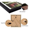 image:imageGolden State Art 85x11 Black Wooden Picture Frame for 25x7 Photos1 Pack  Black Frame with White Mat85x11 Certificate Without Mat  Real Glass  Easel Stand for LandscapePortrait Table DisplayBlackWhite Mat