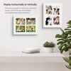 image:imageGolden State Art 85x11 Black Wooden Picture Frame for 25x7 Photos1 Pack  Black Frame with White Mat85x11 Certificate Without Mat  Real Glass  Easel Stand for LandscapePortrait Table DisplayWhiteWhite Mat
