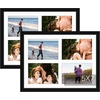image:imageGolden State Art 85x11 Black Wooden Picture Frame for 25x7 Photos1 Pack  Black Frame with White Mat85x11 Certificate Without Mat  Real Glass  Easel Stand for LandscapePortrait Table DisplayBlackWhite Mat