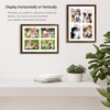image:imageGolden State Art 85x11 Black Wooden Picture Frame for 25x7 Photos1 Pack  Black Frame with White Mat85x11 Certificate Without Mat  Real Glass  Easel Stand for LandscapePortrait Table DisplayBrown 05White Mat