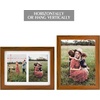 image:imageGolden State Art 85x11 Black Wooden Picture Frame for 25x7 Photos1 Pack  Black Frame with White Mat85x11 Certificate Without Mat  Real Glass  Easel Stand for LandscapePortrait Table DisplayBrownWhite Mat
