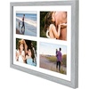 image:imageGolden State Art 85x11 Black Wooden Picture Frame for 25x7 Photos1 Pack  Black Frame with White Mat85x11 Certificate Without Mat  Real Glass  Easel Stand for LandscapePortrait Table DisplayGrey White Mat