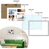 image:imageGolden State Art 85x11 Black Wooden Picture Frame for 25x7 Photos1 Pack  Black Frame with White Mat85x11 Certificate Without Mat  Real Glass  Easel Stand for LandscapePortrait Table DisplayGrey White Mat