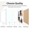 image:imageGolden State Art 85x11 Black Wooden Picture Frame for 25x7 Photos1 Pack  Black Frame with White Mat85x11 Certificate Without Mat  Real Glass  Easel Stand for LandscapePortrait Table DisplayWhiteWhite Mat