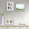 image:imageGolden State Art 85x11 Black Wooden Picture Frame for 25x7 Photos1 Pack  Black Frame with White Mat85x11 Certificate Without Mat  Real Glass  Easel Stand for LandscapePortrait Table DisplayGreyBlack Mat
