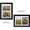 image:imageGolden State Art 85x11 Black Wooden Picture Frame for 25x7 Photos1 Pack  Black Frame with White Mat85x11 Certificate Without Mat  Real Glass  Easel Stand for LandscapePortrait Table DisplayBlackWhite Mat