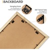 image:imageGolden State Art 8x10 Black Picture FrameSolid WoodampReal GlassMat for 5x7  1 Pack 8x10 Photo Frame White Mat Display for 5x7 Picture Horizontal and Vertical Tabletop or Wall Mounting Home DecorBlack