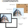 image:imageGolden State Art 8x10 Black Picture FrameSolid WoodampReal GlassMat for 5x7  1 Pack 8x10 Photo Frame White Mat Display for 5x7 Picture Horizontal and Vertical Tabletop or Wall Mounting Home DecorBlack