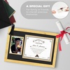 image:imageGolden State Art 8x10 Diploma Frame and 4x6 Picture Solid Wood Certificate Frame with Real Glass Front Display Diploma 8x10 with Black over Gold Double Mat or 11x17 Document Without Mat 1 Pack