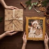 image:imageGolden State Art 8x10 Picture Frame Rustic BrownSolid WoodampBark EdgeampGlass  8x10 Picture Frame with Real Glass amp Wavy Bark Edges Farmhouse Decor for Tabletop or Wall Display8x10