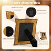image:imageGolden State Art 8x10 Picture Frame Rustic BrownSolid WoodampBark EdgeampGlass  8x10 Picture Frame with Real Glass amp Wavy Bark Edges Farmhouse Decor for Tabletop or Wall Display5x7