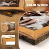 image:imageGolden State Art 8x10 Picture Frame Rustic BrownSolid WoodampBark EdgeampGlass  8x10 Picture Frame with Real Glass amp Wavy Bark Edges Farmhouse Decor for Tabletop or Wall Display8x10