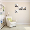 image:imageGolden State Art 8x8 Black Picture Frame Made of Solid Wood Real Glass Black Square Wood Photo Frame Display For 4x4 Picture With White Mat Opening 35x35 Wall MountingSet of 4
