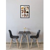 image:imageGolden State Art 9Openings 4x6 Wood Collage Picture Frame Black  Fits Nine 4x6 Photos White Mat Photo Art136x197 Poster or Print Display Tempered Glass1 PackBlack