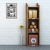 image:imageGolden State Art 9Openings 4x6 Wood Collage Picture Frame Black  Fits Nine 4x6 Photos White Mat Photo Art136x197 Poster or Print Display Tempered Glass1 PackDistressed Brown