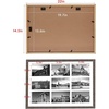 image:imageGolden State Art 9Openings 4x6 Wood Collage Picture Frame Black  Fits Nine 4x6 Photos White Mat Photo Art136x197 Poster or Print Display Tempered Glass1 PackDistressed Brown