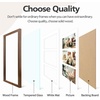 image:imageGolden State Art 9x18 Black Wood Frame  for Three 5x7 Pictures 1 Pack  Black MatSolid WoodSawtooth Hangers Swivel Tabs  Wall Mounting  LandscapePortrait  Real Glass  Collage FrameWood  Brown With White Mat