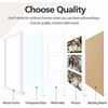 image:imageGolden State Art 9x18 Black Wood Frame  for Three 5x7 Pictures 1 Pack  Black MatSolid WoodSawtooth Hangers Swivel Tabs  Wall Mounting  LandscapePortrait  Real Glass  Collage FrameWood  White With White Mat