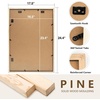 image:imageGolden State Art A4 Black Picture FrameSolid WoodDisplay 83x117 Photo  1 Pack A4 Picture Frame with Plexiglass Display 83x117 PhotoPosterPrint Horizontal amp Vertical Tabletop or Wall MountingBlack