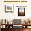 image:imageGolden State Art A4 Black Picture FrameSolid WoodDisplay 83x117 Photo  1 Pack A4 Picture Frame with Plexiglass Display 83x117 PhotoPosterPrint Horizontal amp Vertical Tabletop or Wall MountingBlack