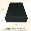 image:imageGolden State Art AcidFree Archival 11x17 Inches Metal Edge Drop Front Museum Photo Storage Box Preserve Documents Prints Pictures Photographs Arts And Crafts Black