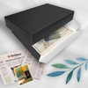 image:imageGolden State Art AcidFree Archival 11x17 Inches Metal Edge Drop Front Museum Photo Storage Box Preserve Documents Prints Pictures Photographs Arts And Crafts Black
