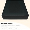 image:imageGolden State Art AcidFree Archival 11x17 Inches Metal Edge Drop Front Museum Photo Storage Box Preserve Documents Prints Pictures Photographs Arts And Crafts Black