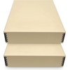 image:imageGolden State Art Archival Drop Front Storage Box Tan1175x1525x3 Inch  AcidFree Museum Box with Metal Edge Corner for Storing Artwork Photos Documents Prints Arts And CraftsTan