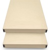 image:imageGolden State Art Archival Drop Front Storage Box Tan1175x1525x3 Inch  AcidFree Museum Box with Metal Edge Corner for Storing Artwork Photos Documents Prints Arts And CraftsTan