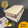 image:imageGolden State Art Archival Drop Front Storage Box Tan1175x1525x3 Inch  AcidFree Museum Box with Metal Edge Corner for Storing Artwork Photos Documents Prints Arts And CraftsBeige
