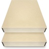 image:imageGolden State Art Archival Drop Front Storage Box Tan1175x1525x3 Inch  AcidFree Museum Box with Metal Edge Corner for Storing Artwork Photos Documents Prints Arts And CraftsTan