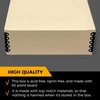 image:imageGolden State Art Archival Drop Front Storage Box Tan1175x1525x3 Inch  AcidFree Museum Box with Metal Edge Corner for Storing Artwork Photos Documents Prints Arts And CraftsTan