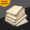 image:imageGolden State Art Archival Drop Front Storage Box Tan1175x1525x3 Inch  AcidFree Museum Box with Metal Edge Corner for Storing Artwork Photos Documents Prints Arts And CraftsTan