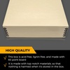 image:imageGolden State Art Archival Drop Front Storage Box Tan1175x1525x3 Inch  AcidFree Museum Box with Metal Edge Corner for Storing Artwork Photos Documents Prints Arts And CraftsTan