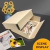 image:imageGolden State Art Archival Drop Front Storage Box Tan1175x1525x3 Inch  AcidFree Museum Box with Metal Edge Corner for Storing Artwork Photos Documents Prints Arts And CraftsTan