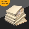 image:imageGolden State Art Archival Drop Front Storage Box Tan1175x1525x3 Inch  AcidFree Museum Box with Metal Edge Corner for Storing Artwork Photos Documents Prints Arts And CraftsTan