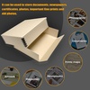 image:imageGolden State Art Archival Drop Front Storage Box Tan1175x1525x3 Inch  AcidFree Museum Box with Metal Edge Corner for Storing Artwork Photos Documents Prints Arts And CraftsTan