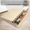 image:imageGolden State Art Archival Drop Front Storage Box Tan1175x1525x3 Inch  AcidFree Museum Box with Metal Edge Corner for Storing Artwork Photos Documents Prints Arts And CraftsTan