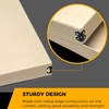 image:imageGolden State Art Archival Drop Front Storage Box Tan1175x1525x3 Inch  AcidFree Museum Box with Metal Edge Corner for Storing Artwork Photos Documents Prints Arts And CraftsTan