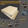 image:imageGolden State Art Archival Drop Front Storage Box Tan1175x1525x3 Inch  AcidFree Museum Box with Metal Edge Corner for Storing Artwork Photos Documents Prints Arts And CraftsTan