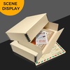 image:imageGolden State Art Archival Drop Front Storage Box Tan1175x1525x3 Inch  AcidFree Museum Box with Metal Edge Corner for Storing Artwork Photos Documents Prints Arts And CraftsTan
